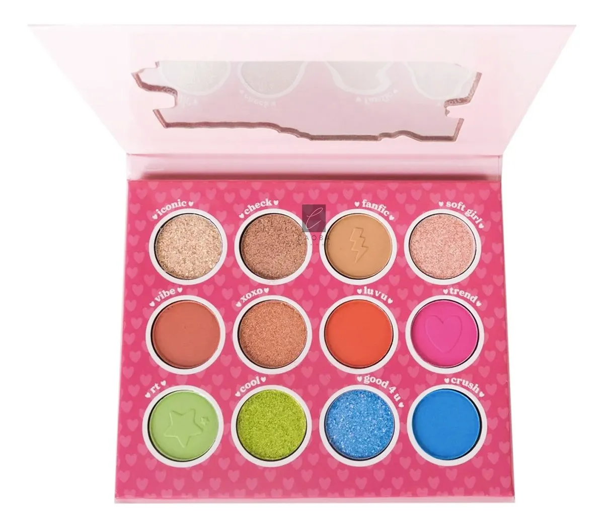 Miniatura 2 de Paleta de sombras Melu Ruby Rose HB1085